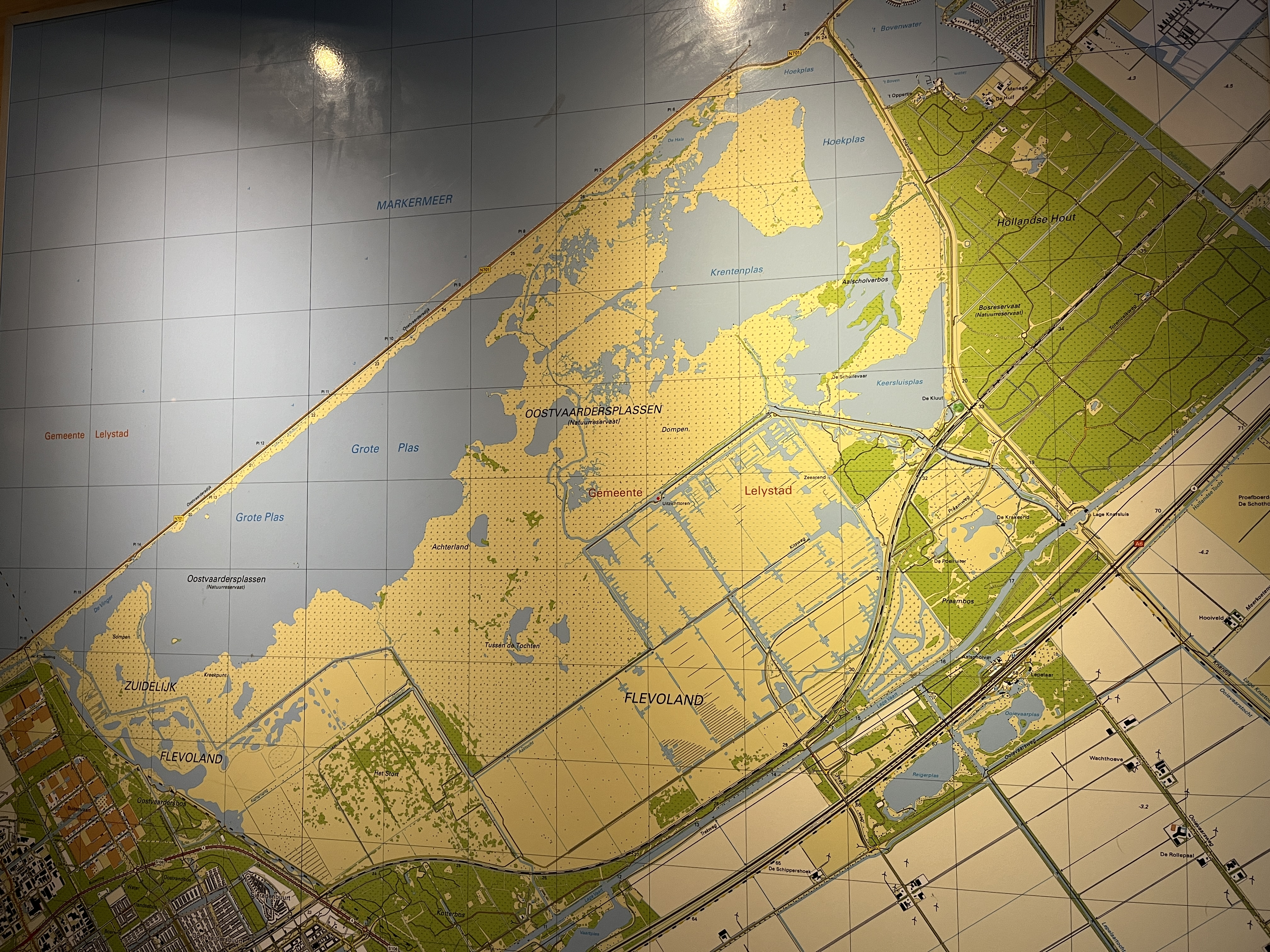 (Oostvaardersplas). Foto van Gerda van der Meer.
Kaart